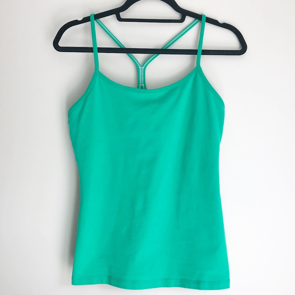 Lululemon Power Y tank top in Bali Breeze size 10